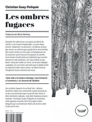 cover image of Les ombres fugaces